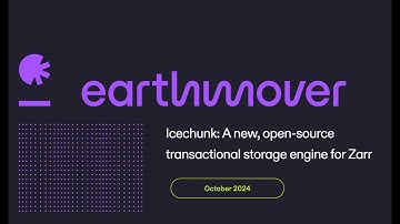Webinar: Icechunk: A new, open-source transactional storage engine for Zarr