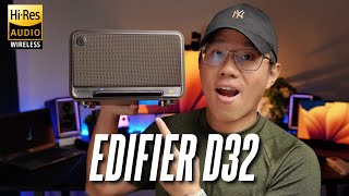 Beautiful and LOUD Retro Speakers! Edifier D32 Review!