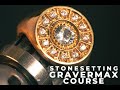 Professional stone setting gravermax course  corso professionale di incastonatura con gravermax