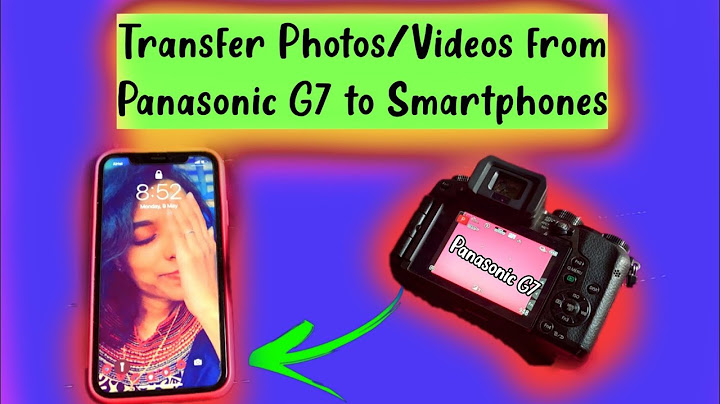 How to transfer photos from panasonic lumix to phone