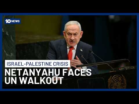 Netanyahu Faces UN Walkout After Rejecting Genocide Accusations | 10 News