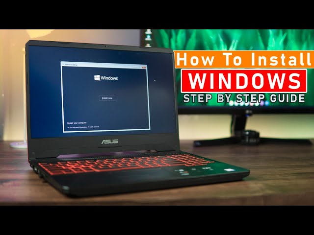 How to Install Windows On ASUS laptop | Bootable Windows Step