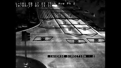 ADOT thermal camera wrong way detection L101 and 75th Ave September 2017