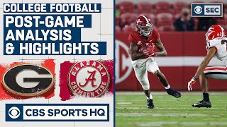 #3 Georgia vs #2 Alabama Analysis \& Highlights: Tide shut out Dogs in 2nd half | CBS Sports HQ