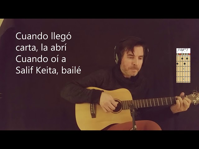 A primera vista - karaoke pista + letra y acordes. Vers Pedro Aznar. class=