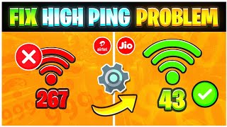 How To Fix Ping Problem In Free Fire 🔥| Solve High Ping Problem In Game | Net Problem Solution 👽