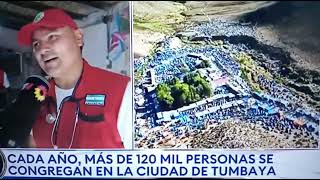 120 mil peregrinos hacia Pubta Corral