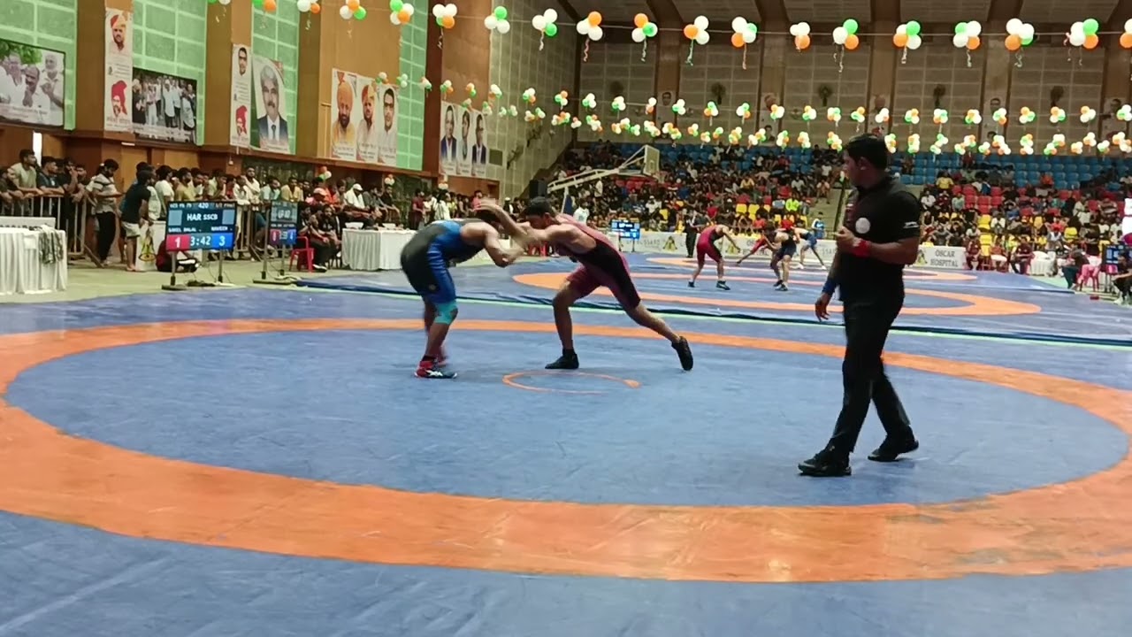 U-23 National 2024 Semifinal baut 79 kg. F/S .Sahil Dalal vs Naveen Commonwealth gold medalist.
