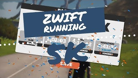Zwift 5K Run