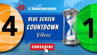 Cowntdown  | Blue Background video | footage | for your Project work | 3D Work |Sankaranarayanan. UR