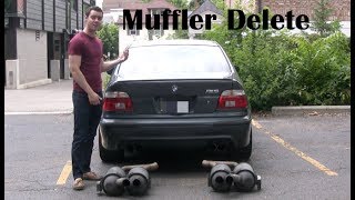 E39 BMW M5 Muffler Delete (straight pipe) Facts and Amazing Sounds