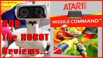 The Atari 2600 Console and Missile Command | Review by ROB the Robot
