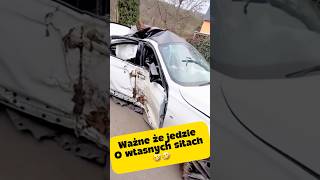 Ważne że jedzie o własnych siłach 🤣🫣#bmw #crash #memes