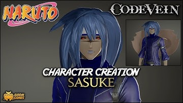 Code Vein - Curse Mark Sasuke Character Creation (Naruto)