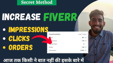 100% Working | Get More IMPRESSIONS, CLICKS & ORDERS on Fiverr Gigs in 2023