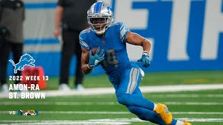 Amon-Ra St. Brown is a true WR1!
