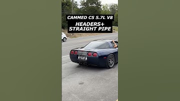 CAMMED C5 Corvette w/ Headers & Straight Pipes!