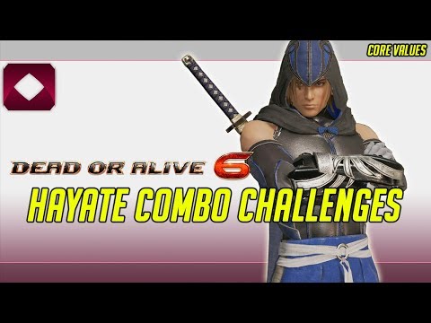 Hayate Combo Challenges - Dead or Alive 6 4k60