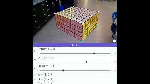Surface Area Exploration in GeoGebra Augmented Reality