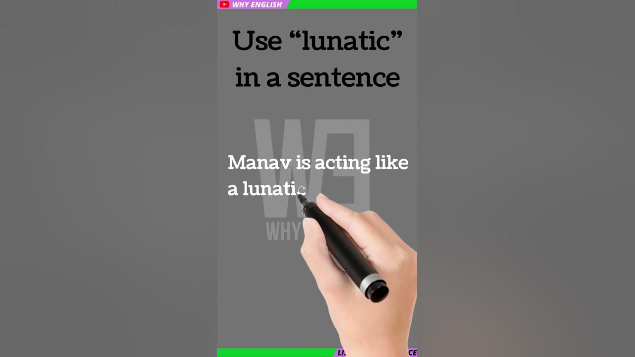 short shorts Use lunatic In A Sentence Why English YouTube short-shorts-use-lunatic-in-a-sentence-why-english-youtube