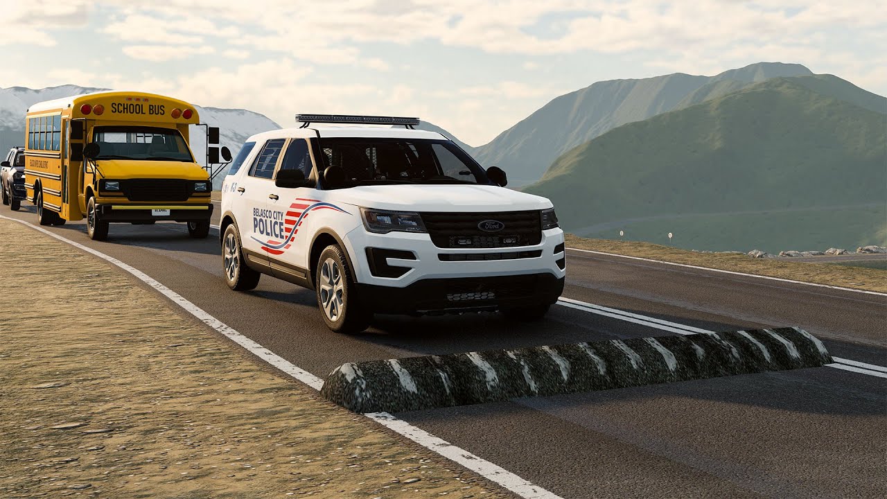 Cars & Trucks Over Speed Bumps #6 | BeamNG.drive | BeamNG Zone