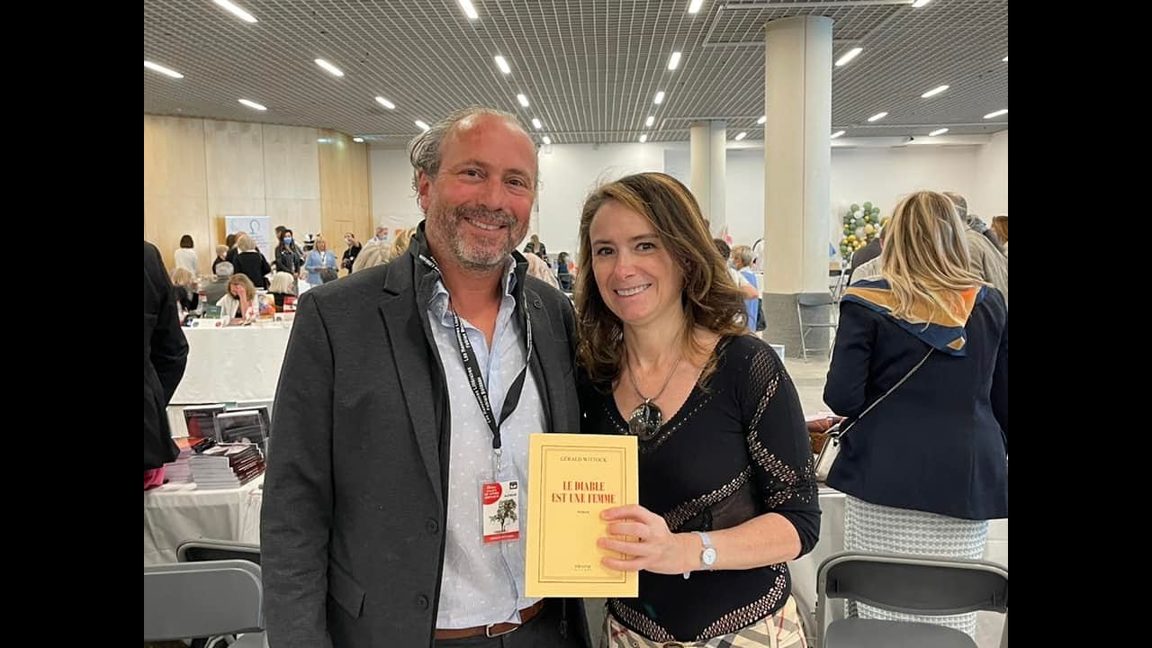 2/3 L'écrivain Gérald Wittock au Salon international du Livre de Monaco (