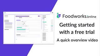 Foodworks.online Free Trial - A Quick Overview Video screenshot 4