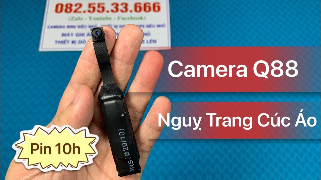 Camera Cúc Áo Q88 Wifi , Camera Ngụy Trang Cúc Áo Q88 Thế Hệ Mới Wifi ...