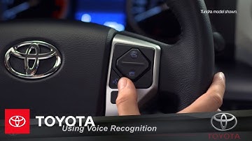 Toyota Entune l Using Voice Recognition | Toyota