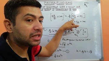 Effect on discharge over a notch or weir due to error in measurement of head