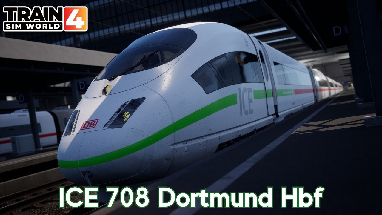 ICE 708 Dortmund Hbf - Hauptstrecke München - Augsburg - BR 403 - Train ...