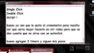 Como Crear Un AutoClick Tipo Caos Avanzado Parte 2/2 (Codigos)