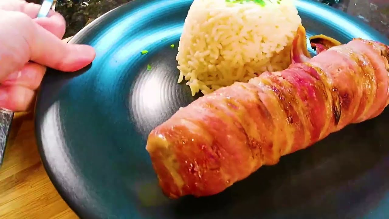 Bacon Röllchen mit Käse auch super zum Grillen