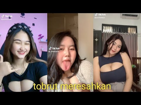 asupan goyang tiktok cewe tobrut