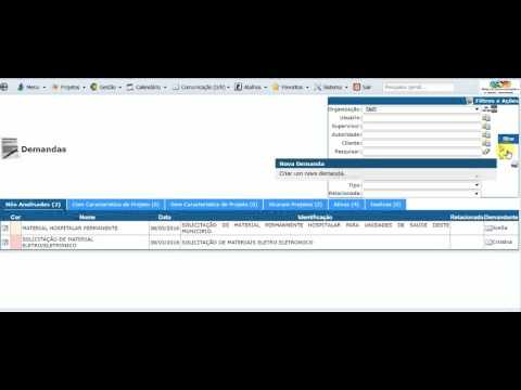 Como criar Demandas no GPWEB