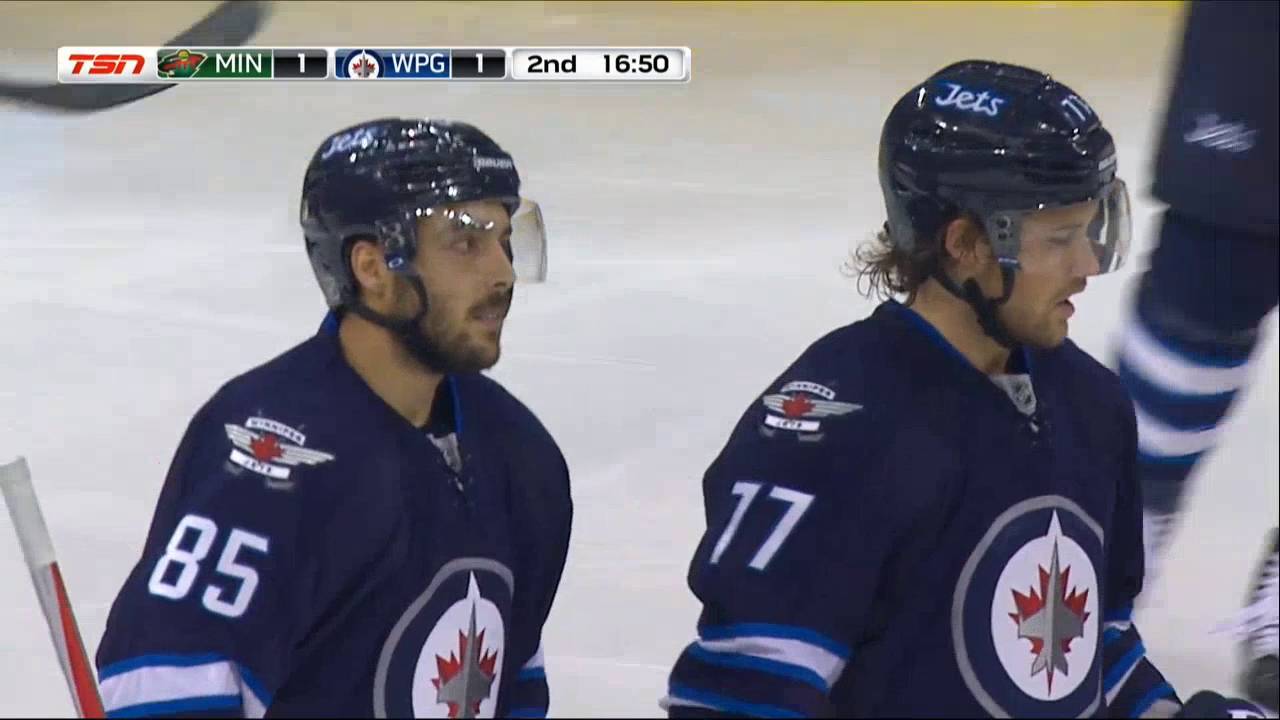 nhl hockey resultados Mathieu Perreault 1-1 Goal vs Wild | Preseason | Sep 29 2016
