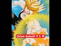 Trunks Eliminates Androids 17, 18 & Cell! Peace for the Future! #dragonball #shorts #trunks