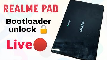 Realme Pad Bootloader unlock full process. Realme pad root, custom recovery flash.Live 🔴🔴