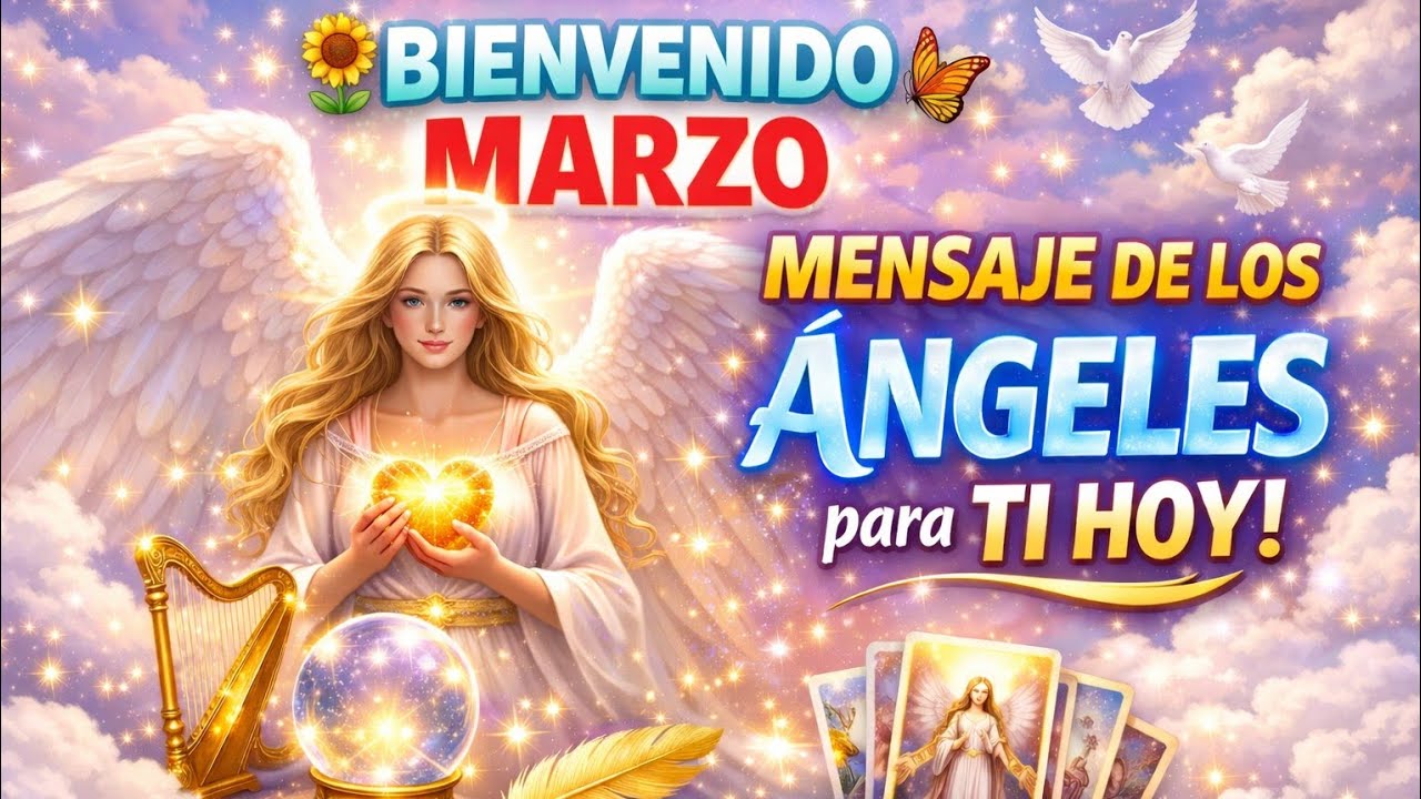 ✨ LOS ÁNGELES HABLAN HOY CONTIGO 💖 BIENVENIDO MARZO – Escucha esta señal