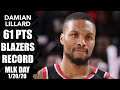 Damian Lillard erupts for 61 points to set MLK Day, Blazers record | 2019-20 NBA Highlights
