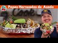 Papas Horneadas de Asada pa que Amarre ! 😎 Receta Sencilla