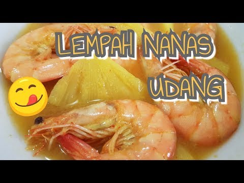 masak-lempah-nanas-udang-(lempah-kuning)-|-asam-manis-pedas-|-resep-praktis-mudah-[vlog]