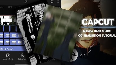 CapCut Manga Hard Shake + CC Transition Tutorial | CapCut Tutorial