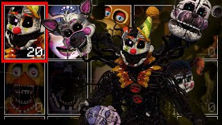 The Fusion of Animatronics from FNaF Sister Location! Remastered! (UCN Mods)