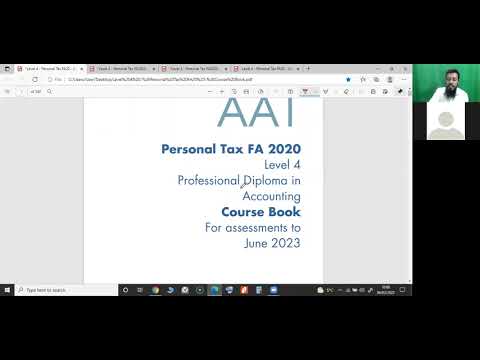 AAT Level 4 Personal Tax (UK) Revision