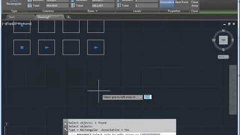 19  Manipulating and Modifying Object   Rectangle Array Using AutoCAD 2019
