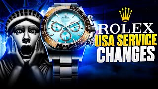 Major changes are underway for ROLEX service in the USA.