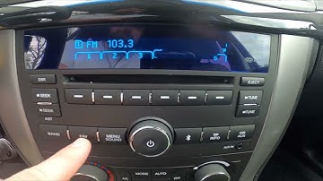 How to Manage List of Favourite Radio Stations in Chevrolet Captiva II ( 2011 - now )