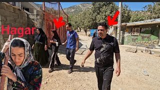 'Afsar and Ali's sudden attack on Hajar's house; what decision did Zahra make?'