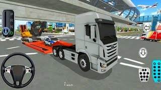 Now Electric police car and crane machine transport truck - 3D Driving Class game iOS bast gameplay  screenshot 4